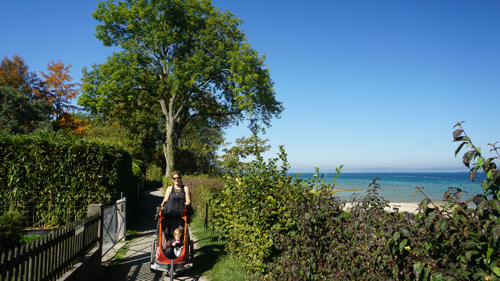 Veloanhänger Thule Chriot Corsaire - Mit Shopleiter Marco Kradolfer, Velo Winterthur in 8 Tagen um den Bodensee