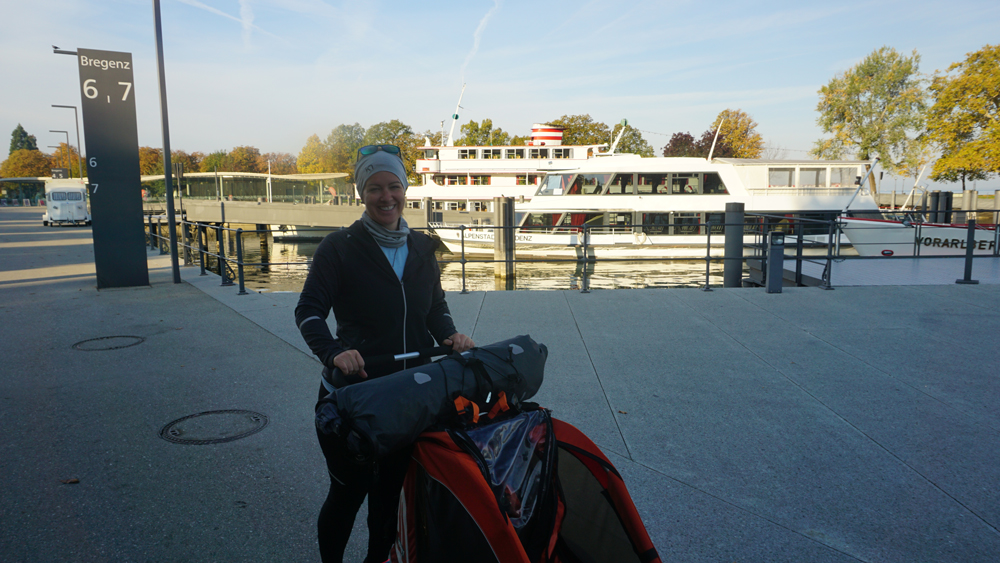 Veloanhänger Thule Chriot Corsaire - Mit Shopleiter Marco Kradolfer, Velo Winterthur in 8 Tagen um den Bodensee