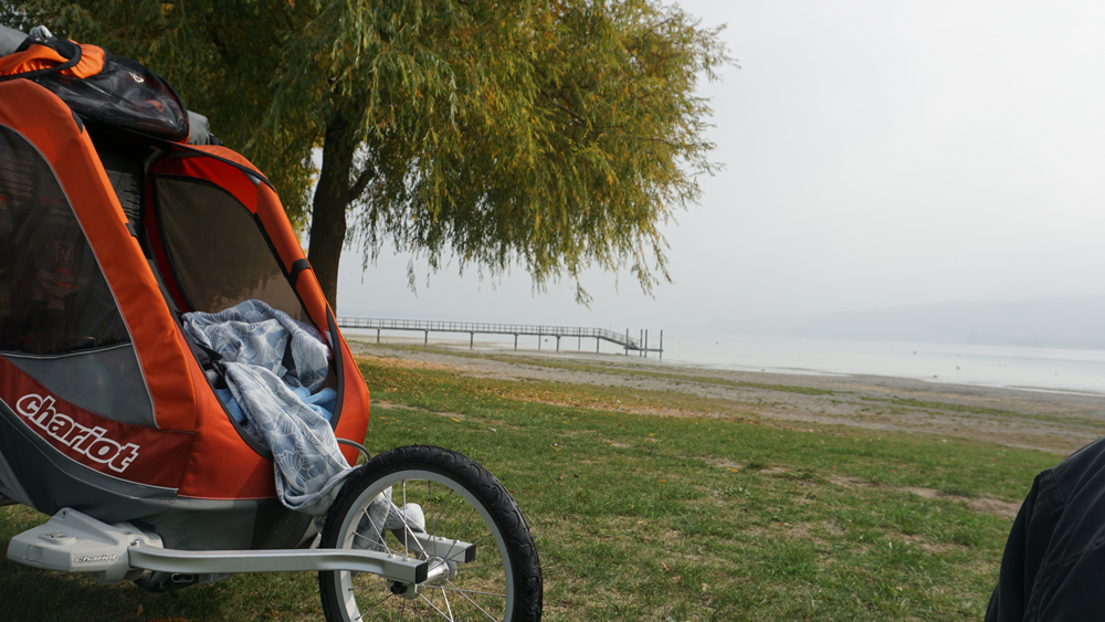 Veloanhänger Thule Chriot Corsaire - Mit Shopleiter Marco Kradolfer, Velo Winterthur in 8 Tagen um den Bodensee