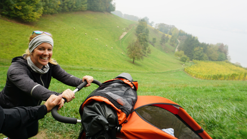 Veloanhänger Thule Chriot Corsaire - Mit Shopleiter Marco Kradolfer, Velo Winterthur in 8 Tagen um den Bodensee