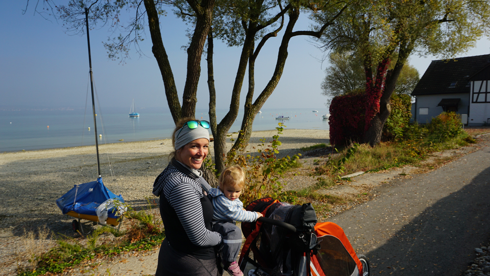 Veloanhänger Thule Chriot Corsaire - Mit Shopleiter Marco Kradolfer, Velo Winterthur in 8 Tagen um den Bodensee